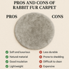 Pros and Cons of Rabbit Fur Carpet
