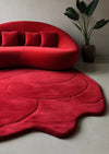irregular_red_hand_tufted_rug