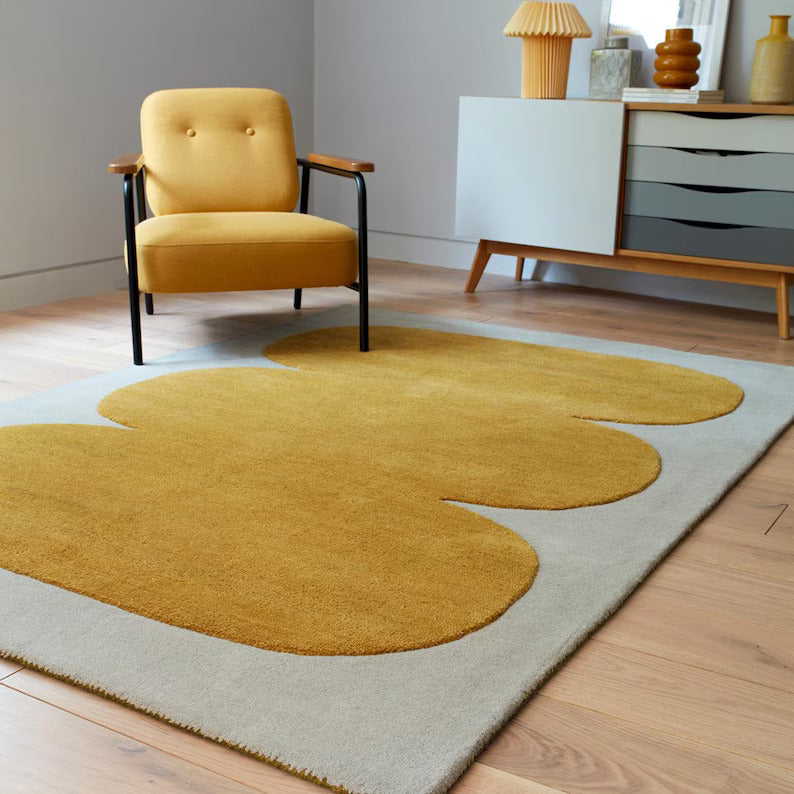 Hand Tufted Mustard Rug
