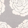 Ivory & Grey Round Hand Tufted Carpet