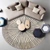 Round Hand Tufted Carpet