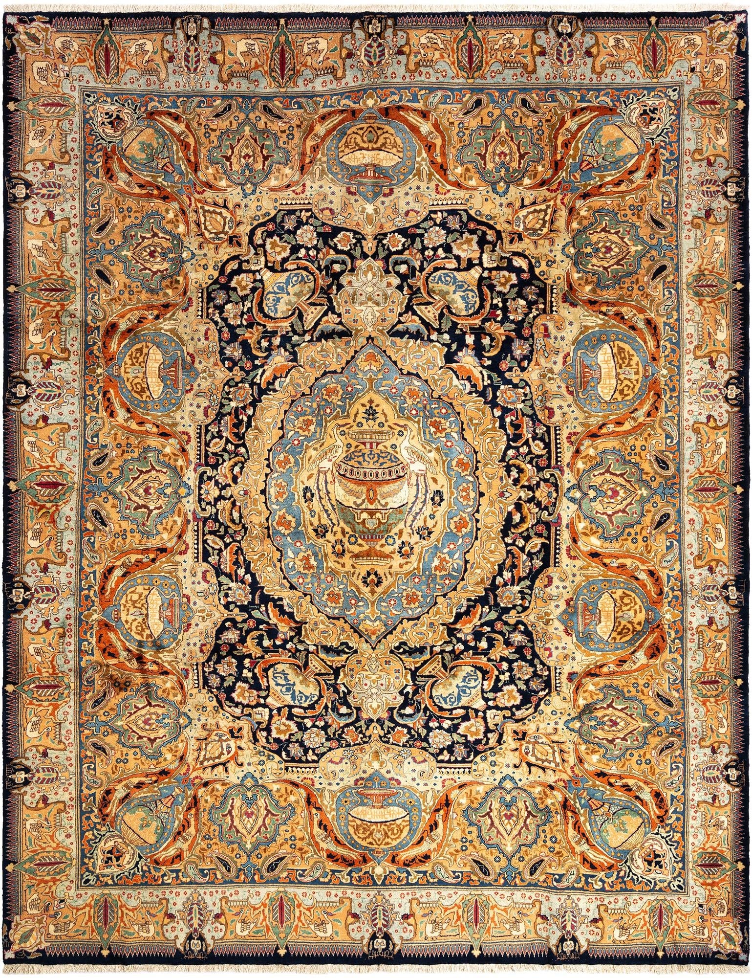 Hand-Knotted Rug