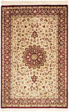 Hand-Knotted Silk Rug
