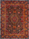 Hand-Knotted Multicolor Rug