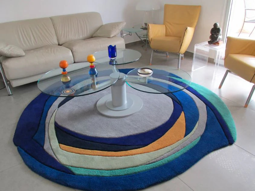 irregular_blue_hand_tufted_rug