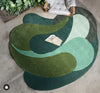 irregular_green_hand_tufted_rug