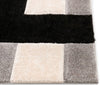 Black Fluffy Rug