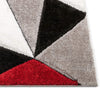 Red Fluffy Rug