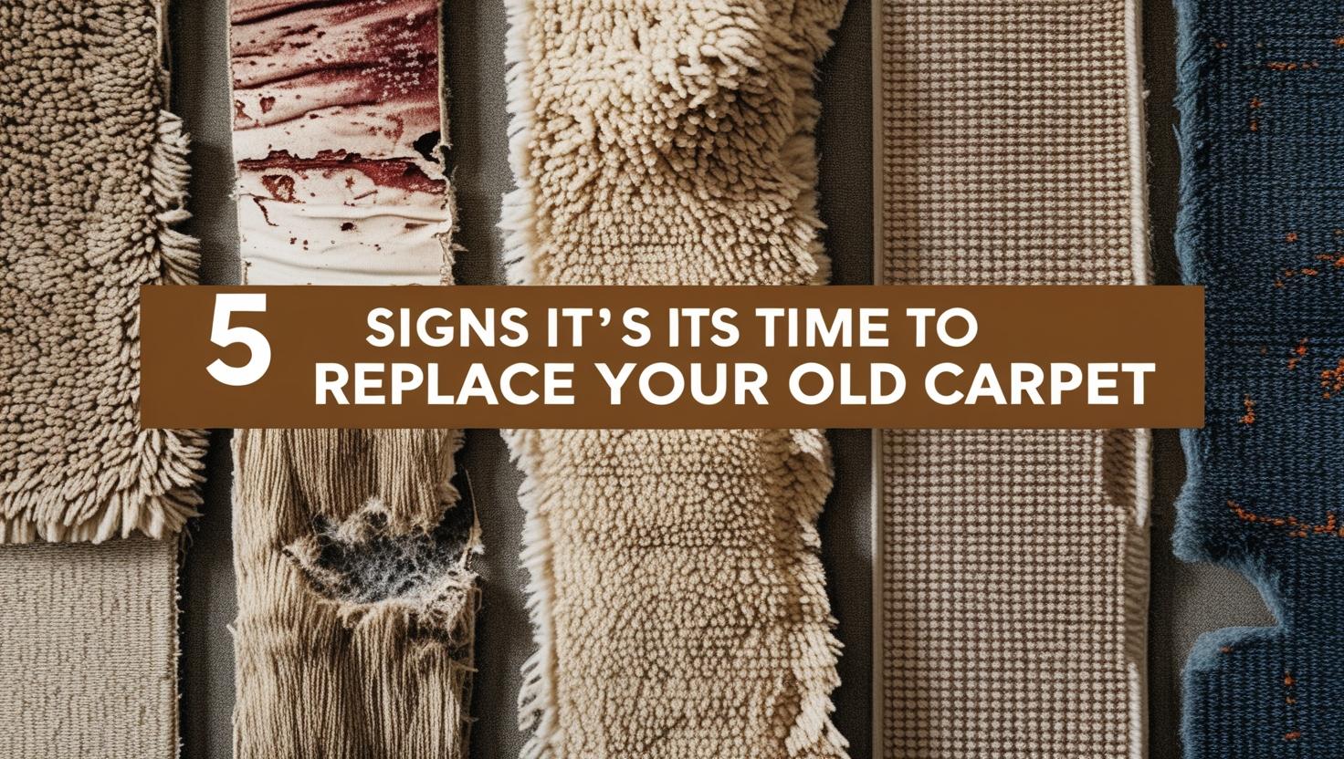 5 Signs It’s Time to Replace Your Old Carpet – RugNoor