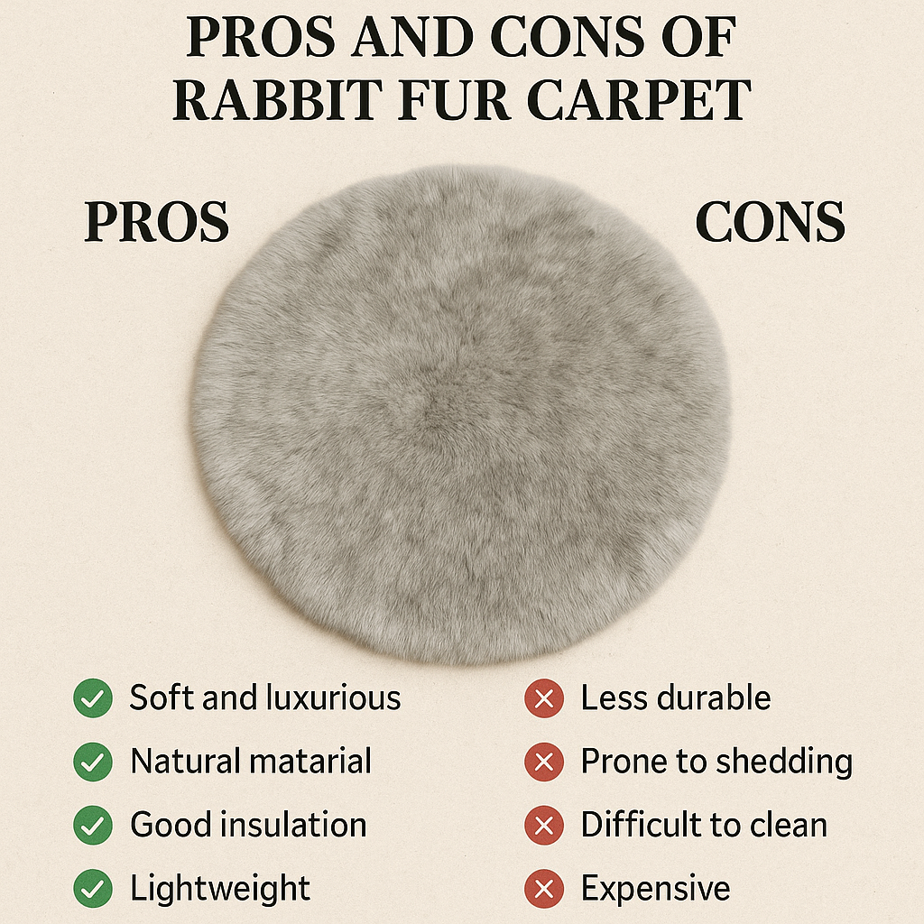 pros and cons of fur rugs & carpets