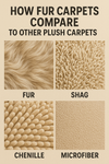 How Fur Carpets Compare to Other Plush Carpets