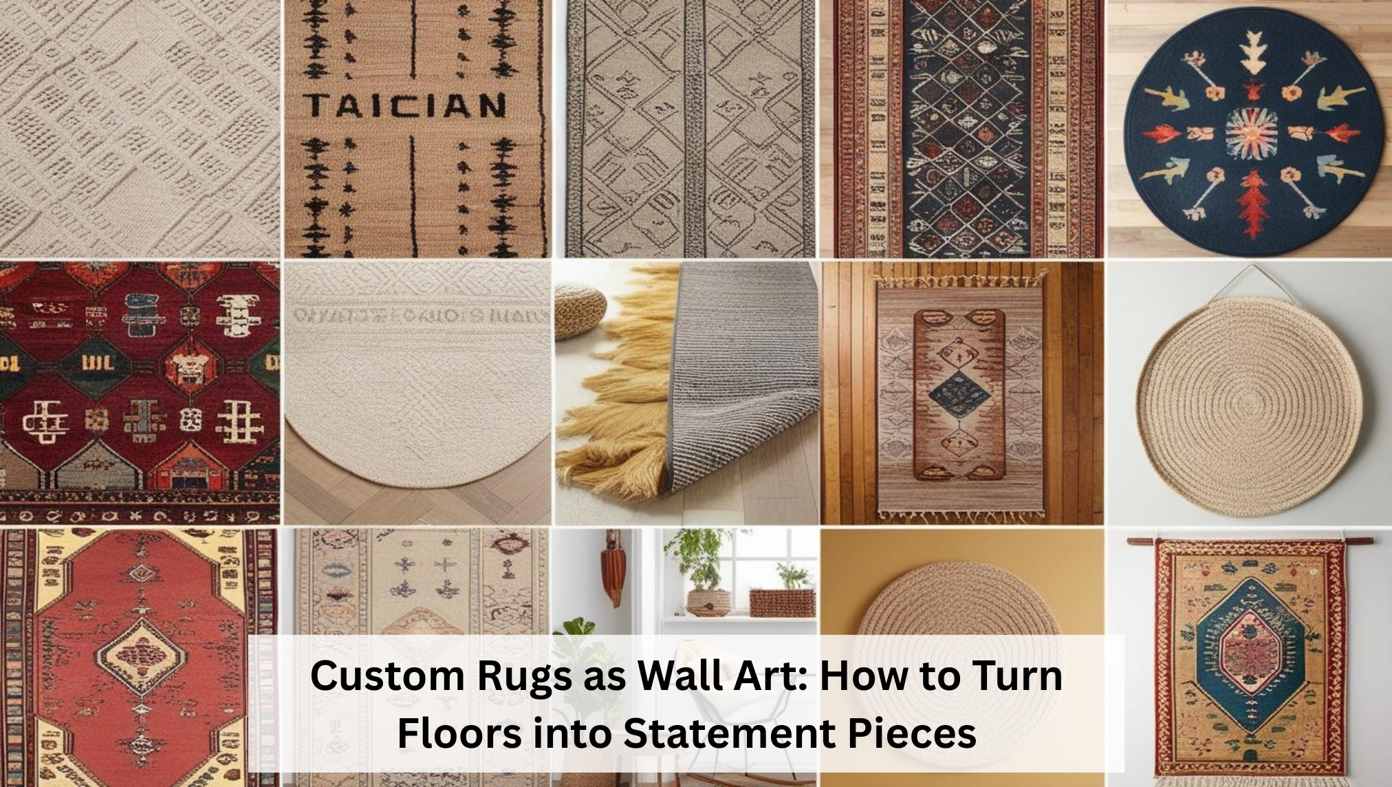Custom Wall Rug Custom Rugs as Wall Art: Transform Blank Walls into Stylish Statements ...