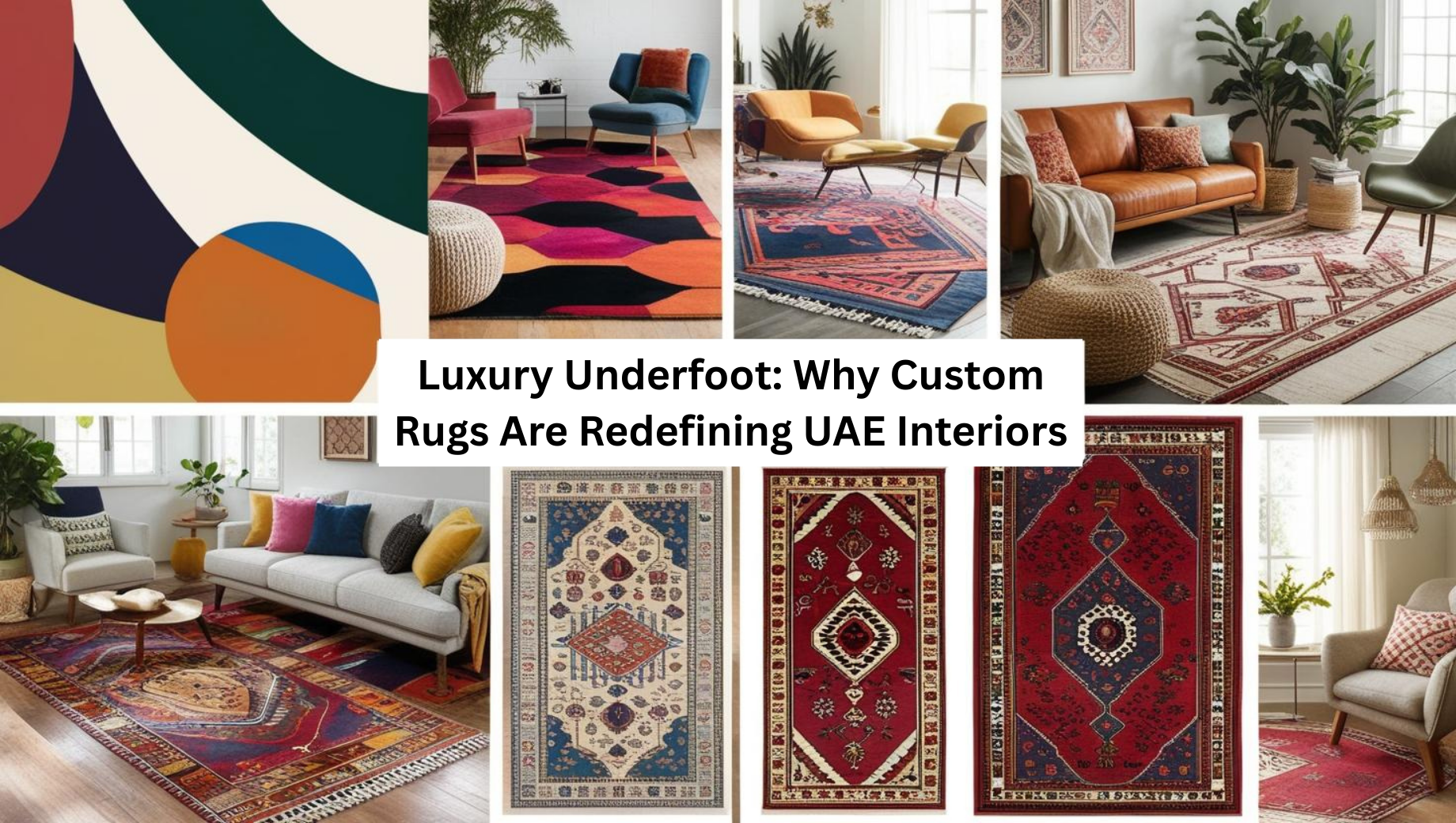 Uae Rugs Luxury Underfoot: How Custom Rugs Are Transforming UAE Interiors – RugNoor