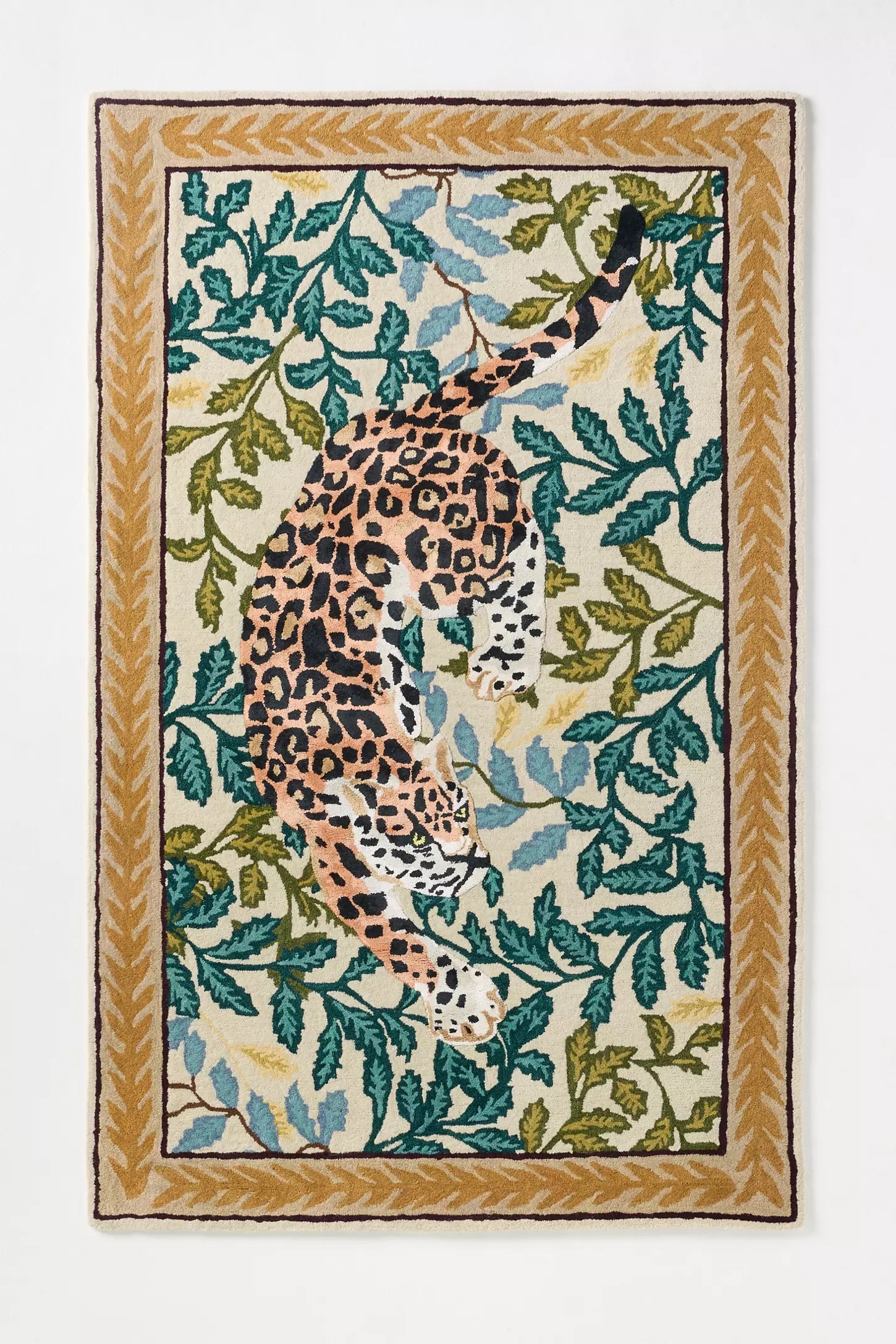 Leopard Hand Tufted Rug