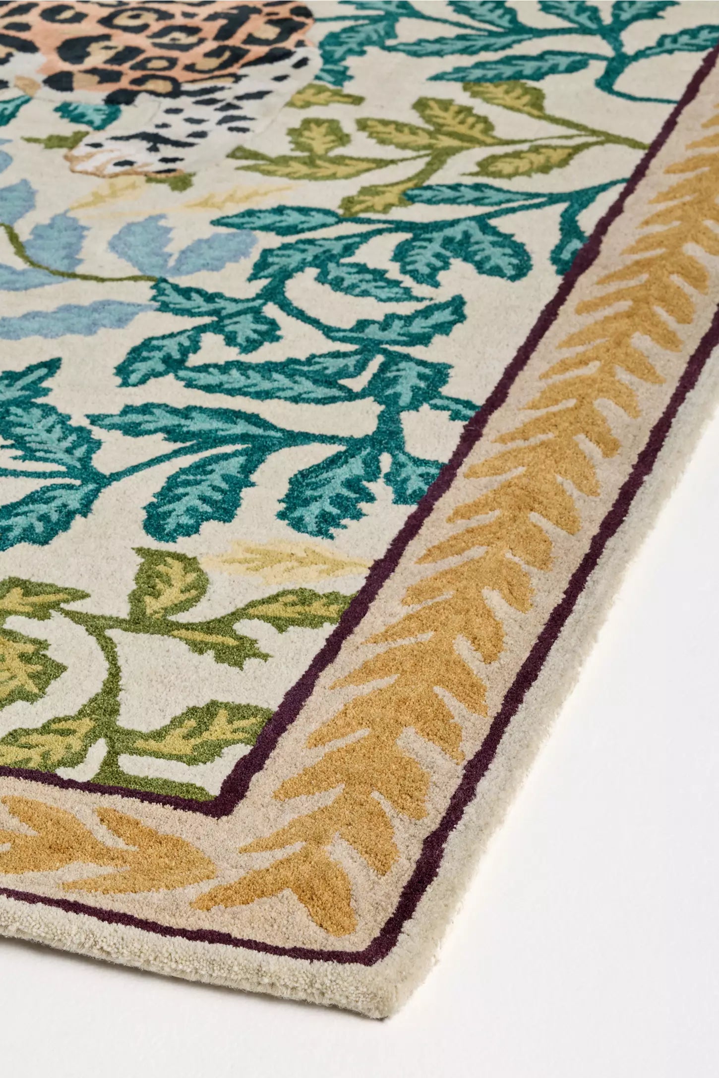 Leopard Hand Tufted Rug