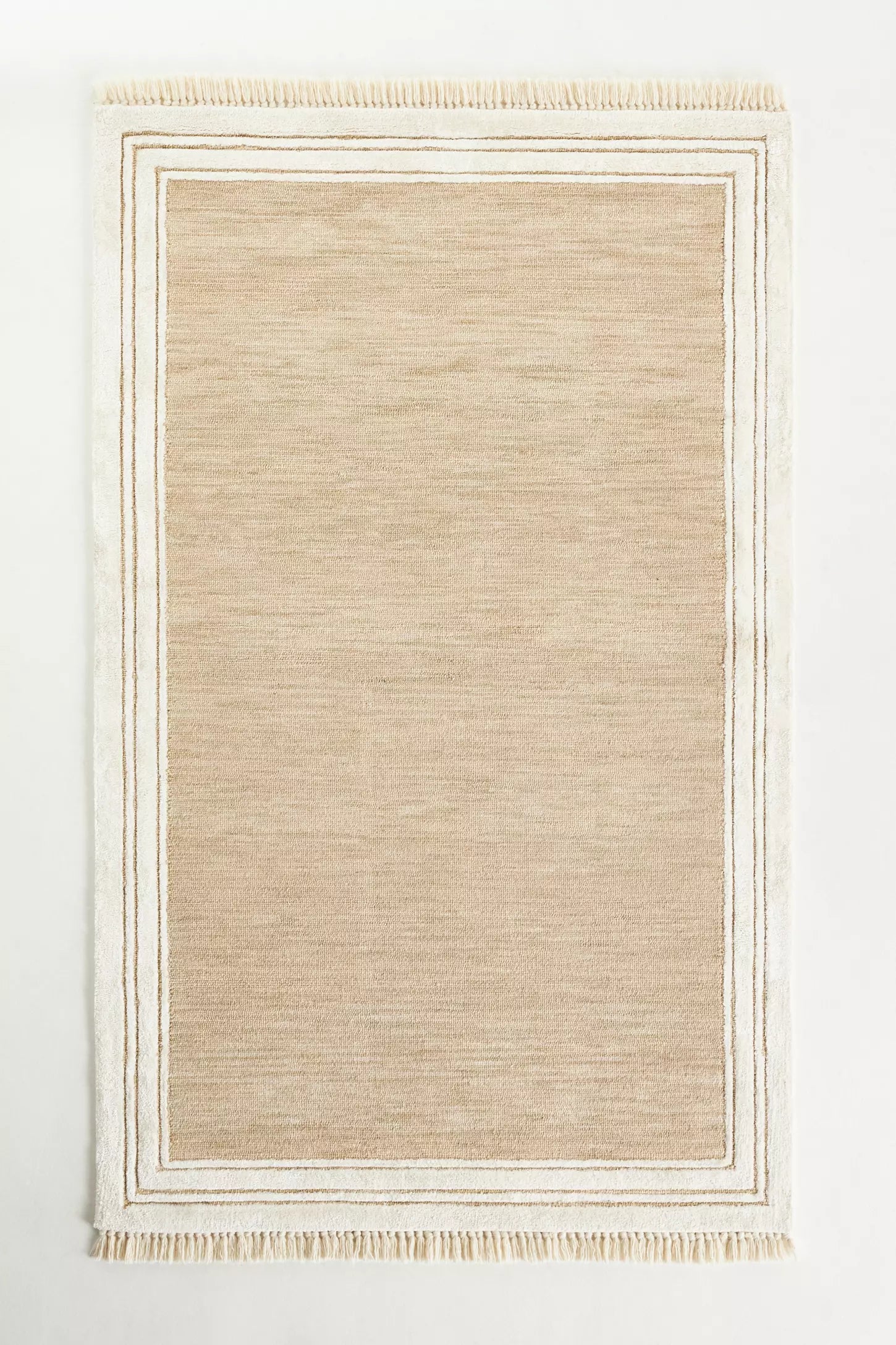 Buff Hand Tufted Rug