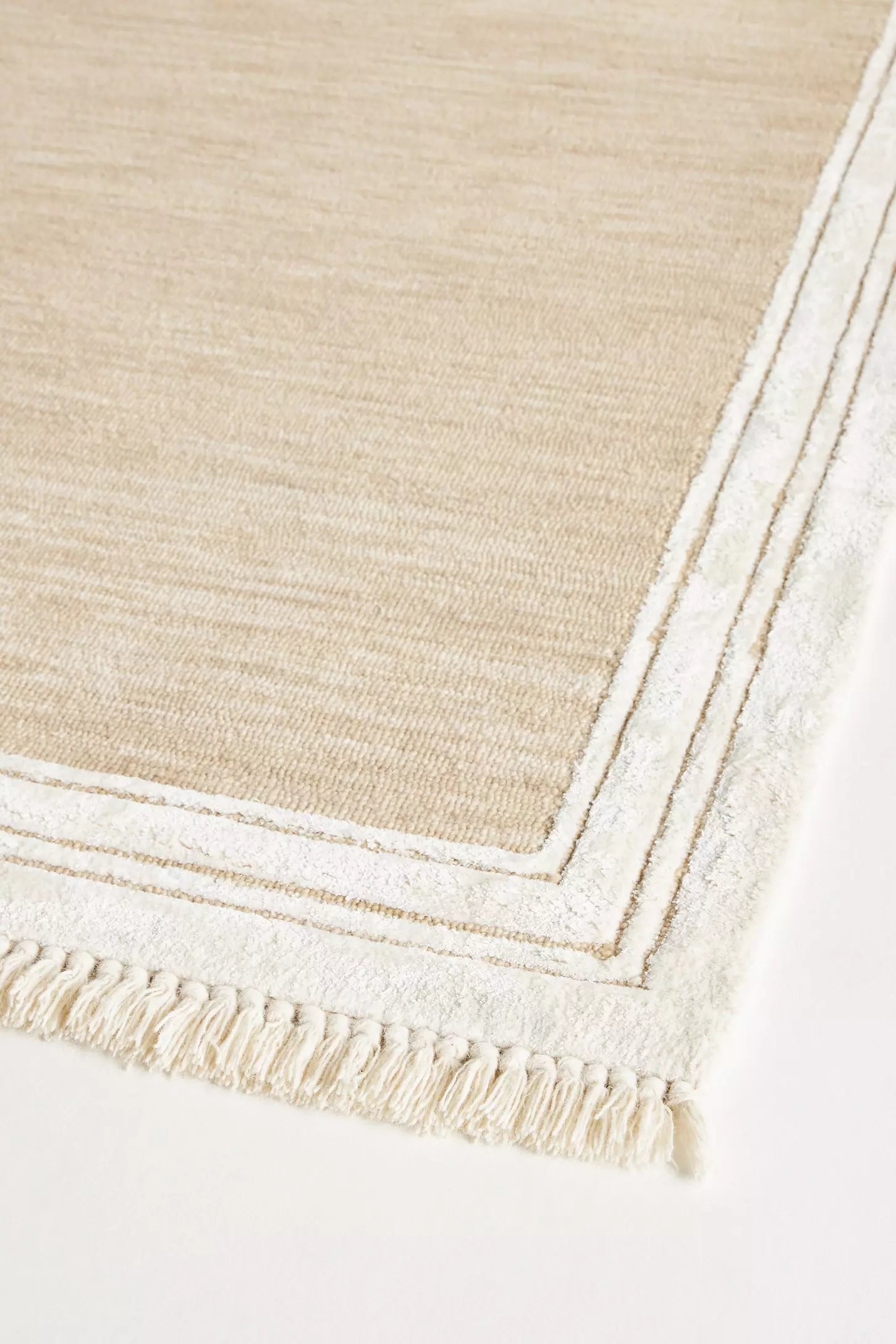 Buff Hand Tufted Rug