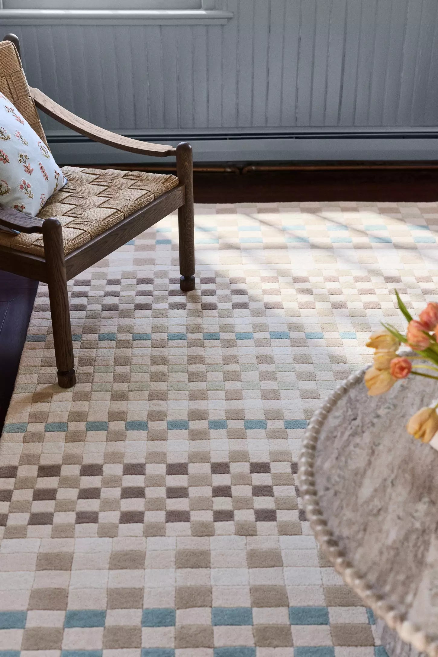Boxes Wool Rug