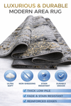 Tero Modern Grey Gold Rug