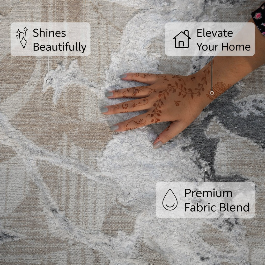 Nivo Beige Modern Rug