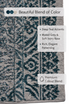 Zaro Teal Grey Modern Rug