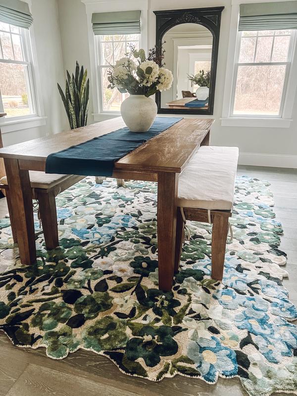 Bloom Blue Luxury Rug
