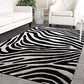 Zebra Pattern Hand Tufted Carpet