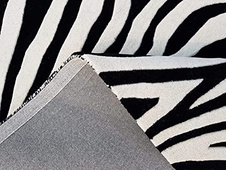 Zebra Pattern Hand Tufted Carpet