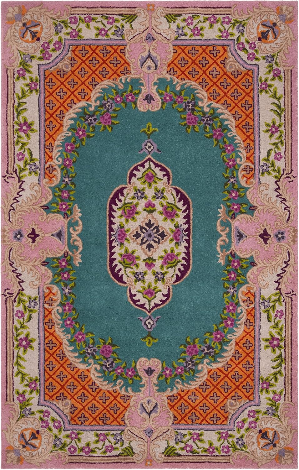 Sera Floral Medallion Wool Rug