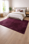 Wine Purple Fur Rugs