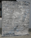 Lara Grey Navy Modern Rug