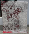 Sero Grey Red Modern Rug
