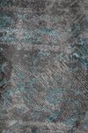 Taro Turquoise Grey Modern Rug