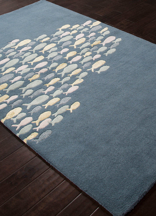 Fish Pattern Hand Tufted Carpet