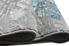 Nari Grey Turquoise Modern Rug
