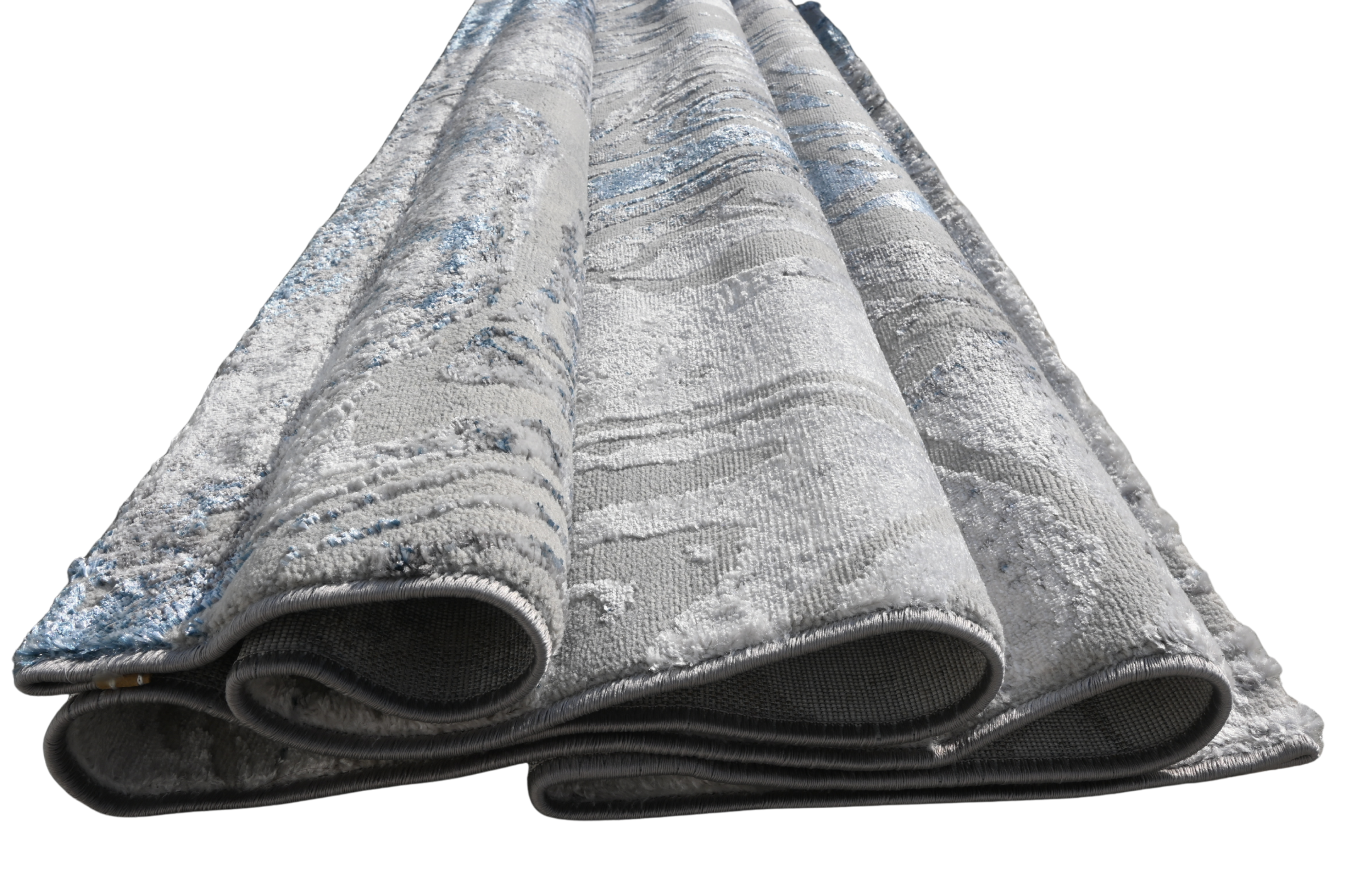 Leno Grey Blue Modern Rug