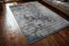 Zivo Grey Blue Modern Rug