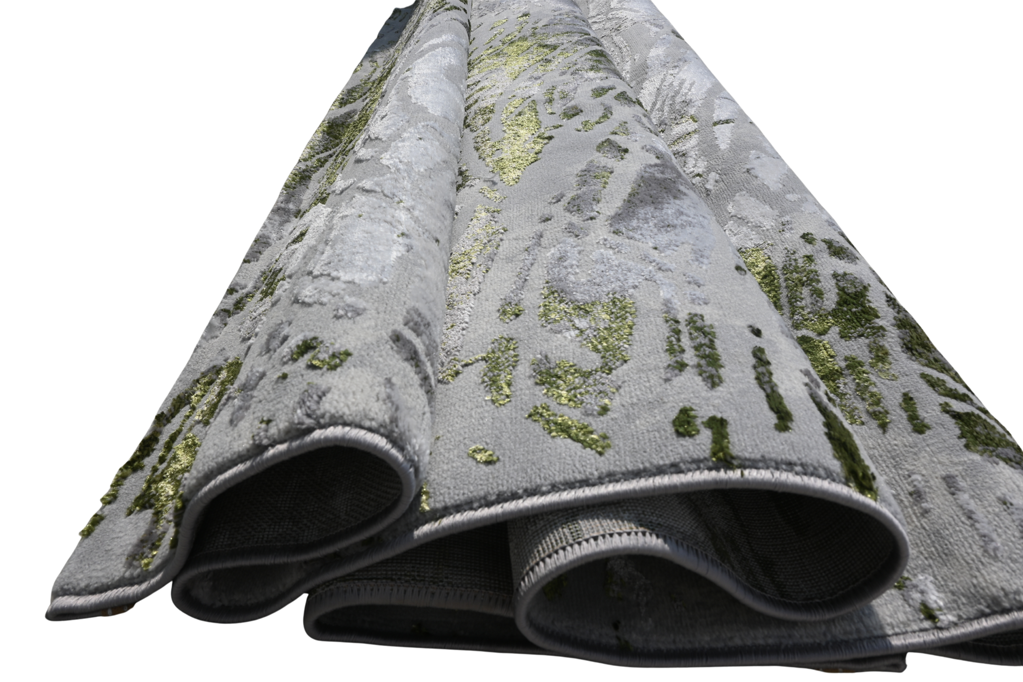 Savo Green Grey Modern Rug