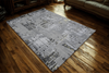 Simo Grey Gold Modern Rug