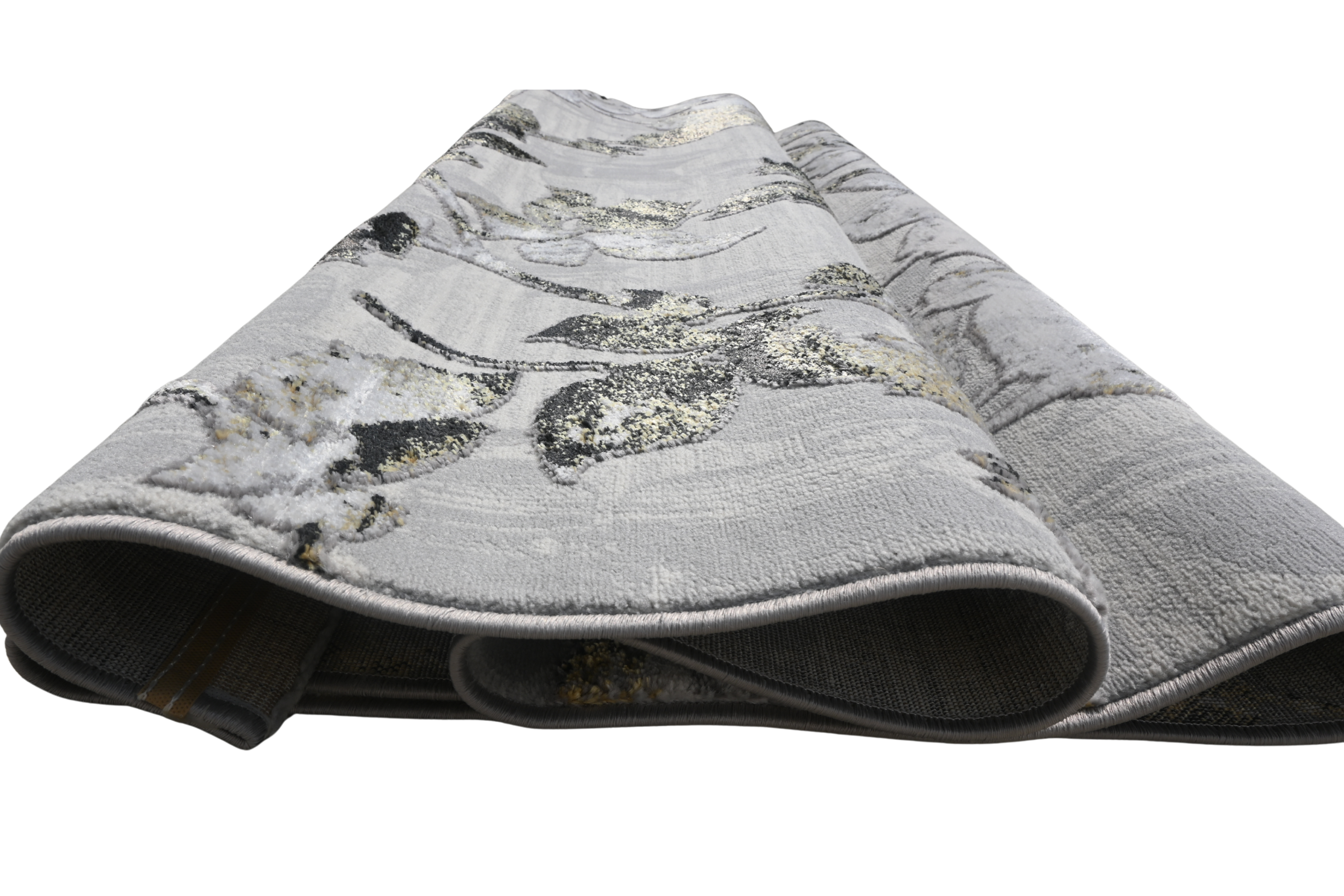 Novo Gold Grey Modern Rug