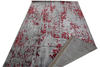 Tio Grey Red Modern Rug