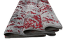 Tio Grey Red Modern Rug