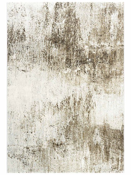 Beige Abstract Modern Carpet