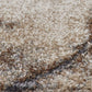 Beige Brown Abstract Modern Carpet