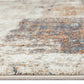 Beige Orange Abstract Modern Carpet