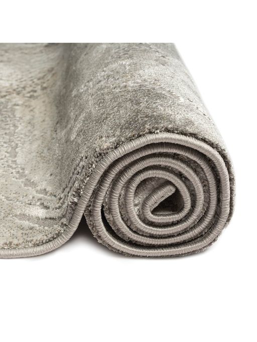 Grey Beige Abstract Modern Carpet