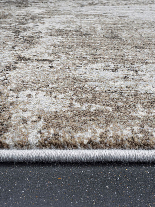 Beige Abstract Modern Carpet