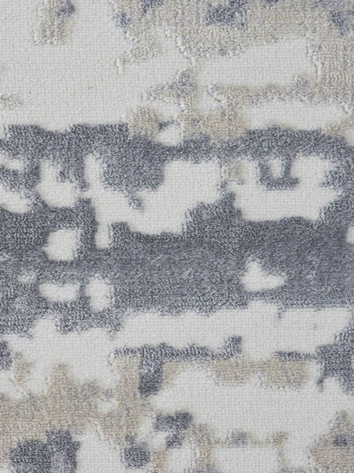 Grey Beige Abstract Modern Carpet