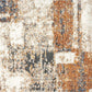 Beige Orange Abstract Modern Carpet