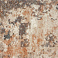 Beige Orange Abstract Modern Carpet